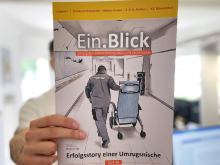 Frisch gedruckt: die neueste Ausgabe von Ein.Blick ist erschienen