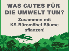 Ein Klick, ein Baum: Unterstützen Sie mit KS Büromöbel und TreeMates die Aufforstung!